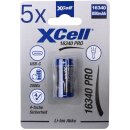5x XCell 16340 Pro Li-Ion Akku 3,6V 850mAh USB-C –...