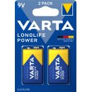 Varta Alkaline 9V Block 6LR61 - 2er Blister