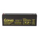 Kung Long wp2.2-12 12v 2.2Ah agm lead battery maintenance free VdS battery