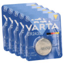 5x VARTA CR2430 Lithium-Knopfzelle 3V 290mAh (5x 1er...