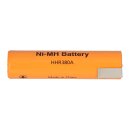 Special rechargeable battery 4/3 a Z-solder tag NiMH Panasonic HHR380a-LF 1.2 v 3800 mah