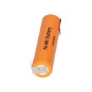 Special rechargeable battery 4/3 a Z-solder tag NiMH Panasonic HHR380a-LF 1.2 v 3800 mah