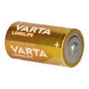 Varta Batteries c Baby, blister pack of 2, Longlife, alkaline, 1.5v, ideal for remote controls, alarm clocks, radios