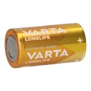 Varta Batterien C Baby, 4er Blister, Longlife, Alkaline, 1,5V, ideal für Fernbedienungen, Wecker, Radios, Made in Germany