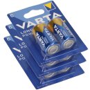 3x Varta 4914 Longlife Baby Batterie C 2er Blister