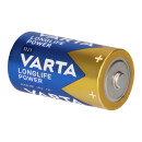 3x Varta 4914 Longlife Power Baby battery c blister pack of 2 lr14