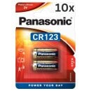 20x Panasonic CR123A Photobatterie - (10x 2er Blister)
