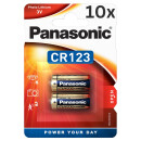 20x Panasonic CR123A Photobatterie - (10x 2er Blister)