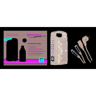 PATONA Premium Gold Mount Dual Ladegerät für Panasonic AN-190W