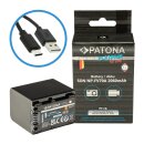 PATONA Platinum Akku mit USB-C Input für Sony NP-FV70A