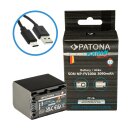 PATONA Platinum Akku mit USB-C Input für Sony NP-FV100