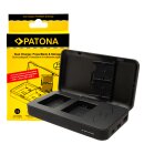 PATONA Dual Ladegerät für Sony NP-FW50 NEX.3 NEX.5NEX-7