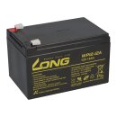 4x Kung Long WP12-12 12V 12Ah – 48V Akkuset für SXT 1600 XL