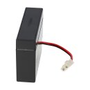 Ladegerät mit 2x Blei-Akku 12V 0,8Ah WP0.8-12 AMP-Stecker