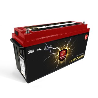 Perfektium LiFePO4 Batterie 12.8V 200Ah mit BMS & Bluetooth