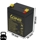 Kung Long WP2.9-12T 12V 2,9Ah AGM Blei Accu Bleiakku...