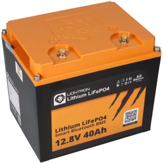 LIONTRON LiFePO4 12,8V 40Ah LX Smart BMS mit Bluetooth