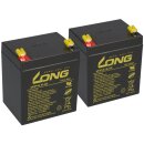 Battery compatible ceiling hoist Maxi Sky 2 agm lead 24v battery set 4,5Ah like 5Ah