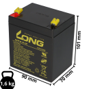 Battery compatible ceiling hoist Maxi Sky 2 agm lead 24v battery set 4,5Ah like 5Ah