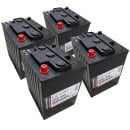 4x Q-Batteries 6DC-245 6V 245Ah Deep Cycle Traktionsbatterie
