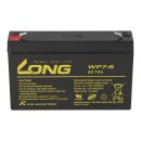 Kung long battery wp7-6 6v 7Ah agm lead fleece maintenance free 6volt