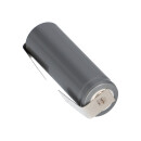 XCell Akku 4/5 AA (Mignon) Ni-MH 1,2V 1400mAh – Industriezelle mit Lötfahne, Maße 43 x 14,5 mm, VPE: Tray, IEC: sonstige, ca. 22 g