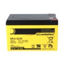 AGM Ersatzakku 12V 12Ah für SSB SB12-12 – SUN...