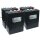 4x Q-Batteries 6DC-390 6V 390Ah Deep Cycle Traktionsbatterie AGM