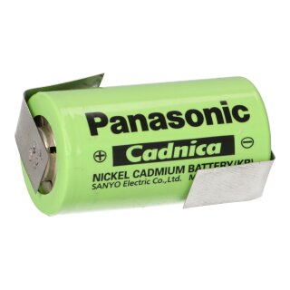 Panasonic Akku NiCd 1,2V / 1700mAh N-1700SCR SS T Z-Lötfahne