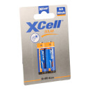 XCell Solar Akkus X800AA Mignon Ni-MH 1,2V 800mAh 2er Blister