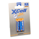 XCell Solar Akkus X800AA Mignon Ni-MH 1,2V 800mAh 2er...