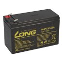 2x Kung Long vds wp7,2-12a f2, 12v, 7,2 Ah lead agm battery 6,3mm Faston