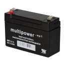 Multipower Lead-acid battery mp3,5-4 Pb 4v / 3,5Ah Faston 4,8mm