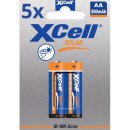 10x XCell Solar Akkus X800AA Mignon Ni-MH 1,2V 800mAh 2er...