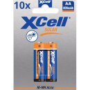 20x XCell Solar Akkus X800AA Mignon Ni-MH 1,2V 800mAh 2er...