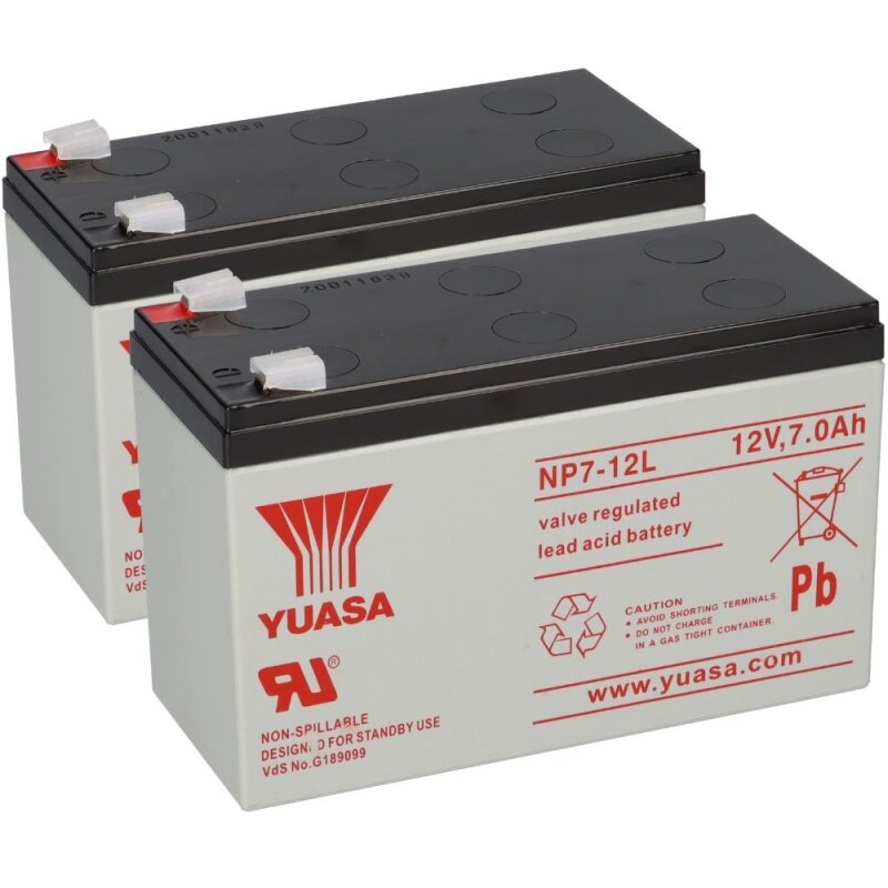 Batterie Plomb étanche YUASA NP7-12L – 12V 7Ah – Pour Portail électrique, Alarme – Neuf