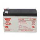 4x Yuasa Lead-acid battery np7-12l Pb 12v 7Ah VdS, Faston 6.3 usv