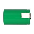 XCell Mono battery Flattop Ni-MH 1.2v 8500mAh z solder tag