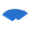 10x Schrumpfschlauch für 18650-Akkuzellen – Blau