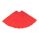10x Schrumpfschlauch für 18650-Akkuzellen – Rot
