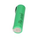 Samsung inr18650 25r 2500mAh 3.6v - 3.7v unprotected + solder tag u