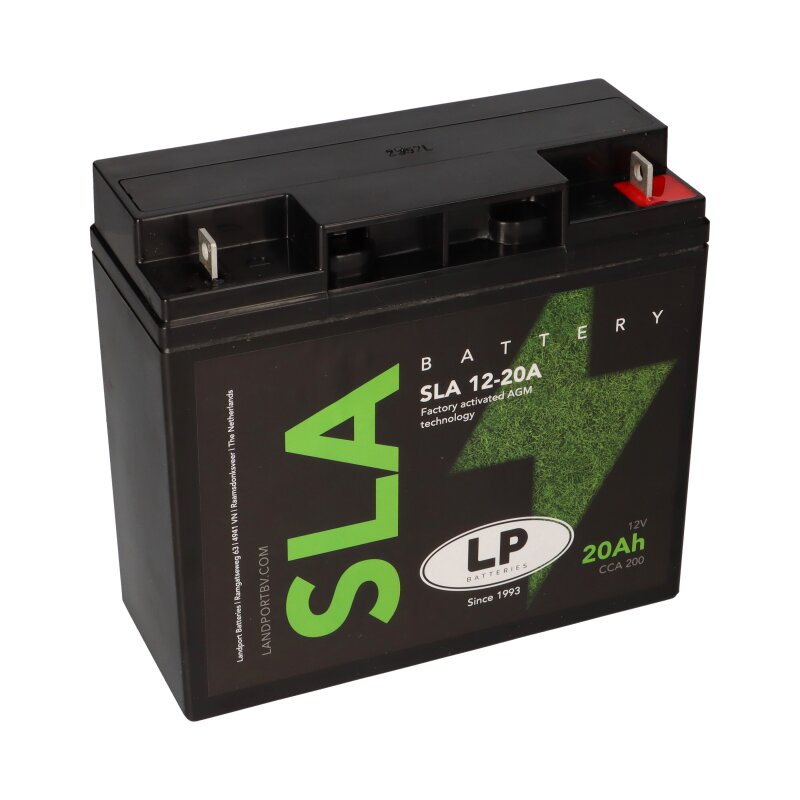 AGM Batterie 12V 20Ah für Rasenmäher Rasentraktor LS SLA1220A