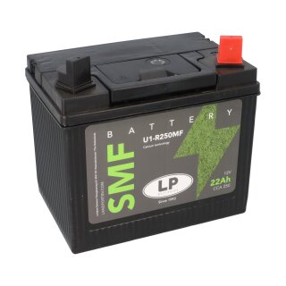 Batterie 12V 22Ah für Rasenmäher Rasentraktor LB U1-R250MF