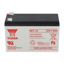 2x Yuasa Lead-acid battery np7-12 Pb 12v 7Ah VdS, Faston 4.8mm