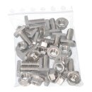 Silbernes Schrägdach Montageset für 2 PV-Module senkrechte Montage 0% MwSt nach §12 Abs. 3 UstG