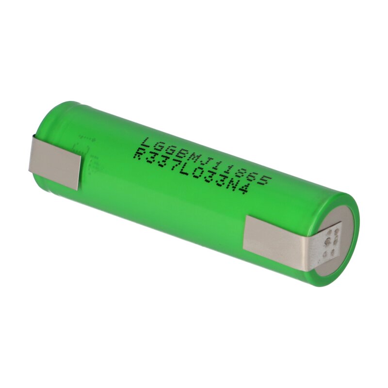 Li-Ion Akku LG LGDBMJ11865 18650 MJ1 3500mAh U-Lötfahne