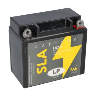 Batterie AGM SLA 12V 7Ah für Motorrad Startbatterie MS YB7-3