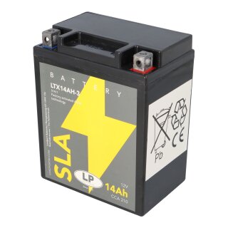 Motorradbatterie AGM mit SLA kaufen