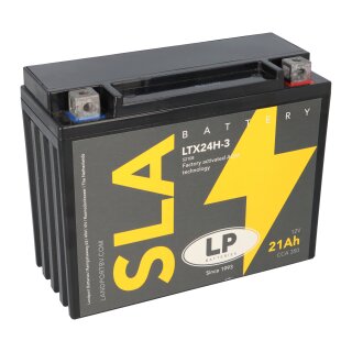 Batterie AGM SLA 12V 21Ah für Motorrad Startbatterie MS LTX24H-3