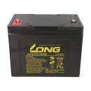 Kung long battery 12v 75Ah kph75-12ne m6 agm lead maintenance free